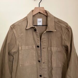 GAP Tan Overshirt Jacket - Men's Small